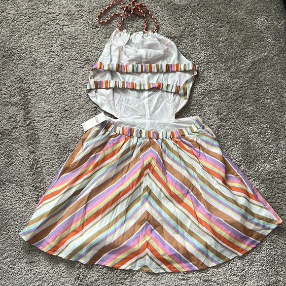 NWT Anthropologie Stripe Mini Dress - Size Small - Picture 7 of 12